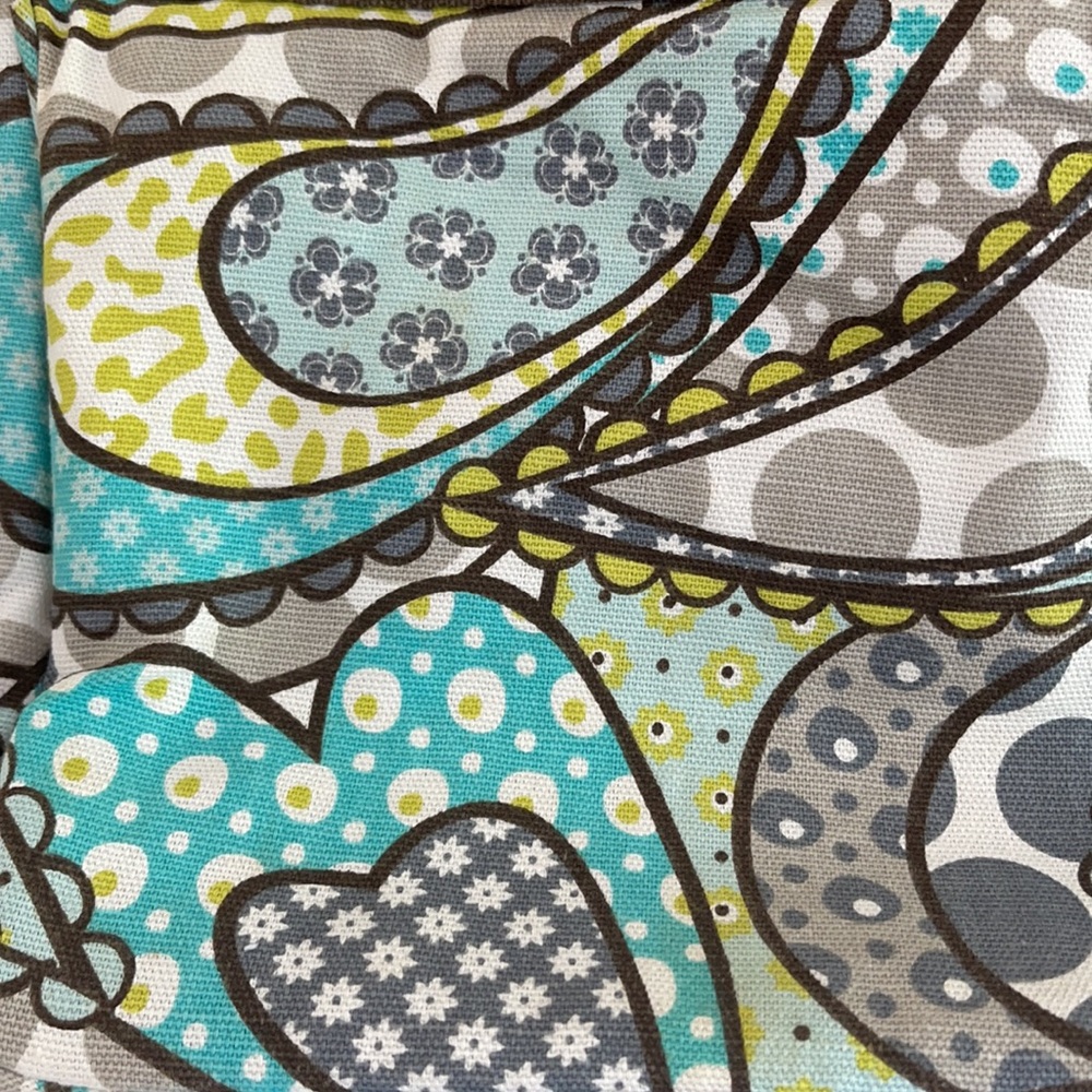 Thirty-One Blue/Green Pattern Purse - Picture 7 of 9
